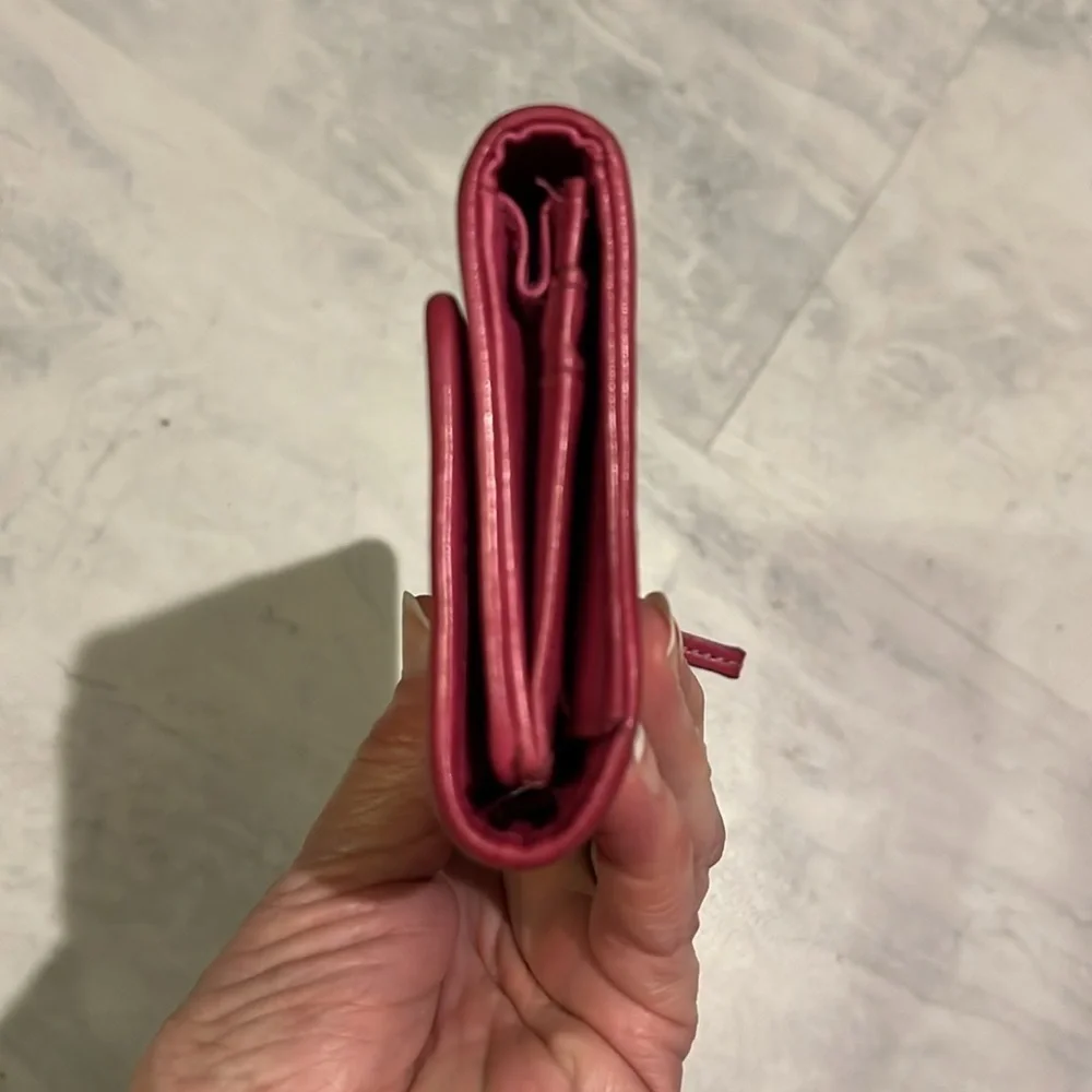 Brighton   Wallet  trifold   Dark, pink   light fuchsia  10 card slots ID holder